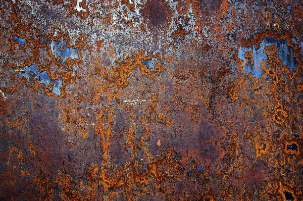 Textura de metal oxidado para fondo —  Fotos de Stock
