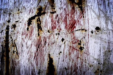 Arkaplan için paslı metal dokusu