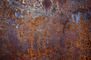 Arkaplan için paslı metal dokusu