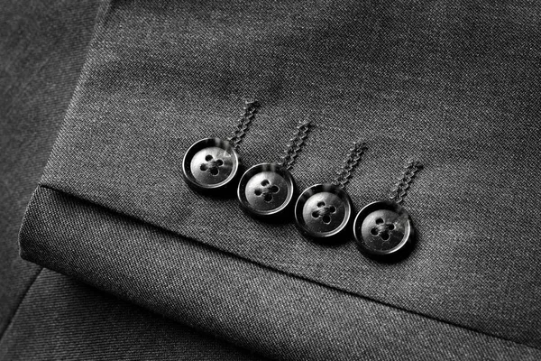 Деловая мода от компании Suit Buttons — стоковое фото