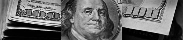 Servet ve zenginlik temsil eden Amerikan dolar para birimi — Stok fotoğraf