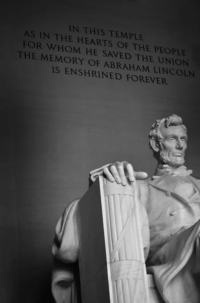Lincoln Memorial a Washington DC Presidente — Foto Stock