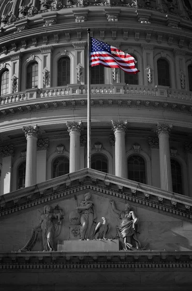 Palazzo del Campidoglio degli Stati Uniti a Washington DC — Foto Stock