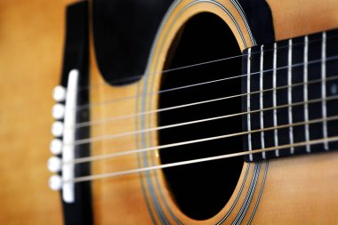 Gitar telleri müzik şarkıları çalmak için