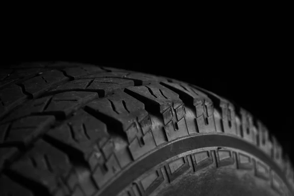 Neumático del vehículo para la banda de rodadura del coche para la seguridad — Foto de Stock