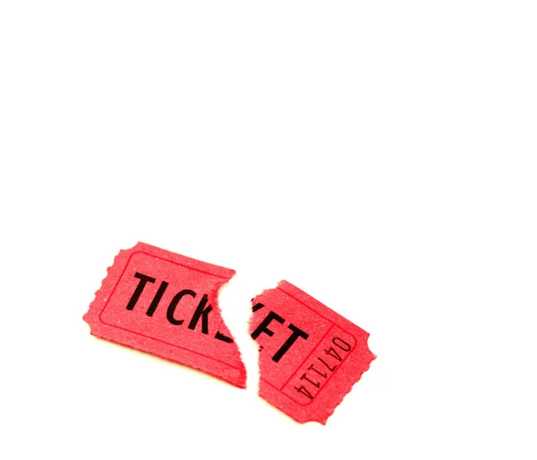 Tickets gebruikt voor toegang tot een evenement — Stockfoto