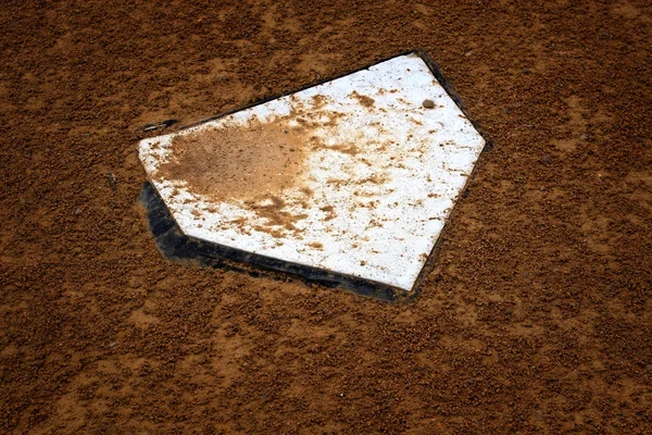 Baseball HomePlate Home Base Score Game Competition — Stock Photo, Image