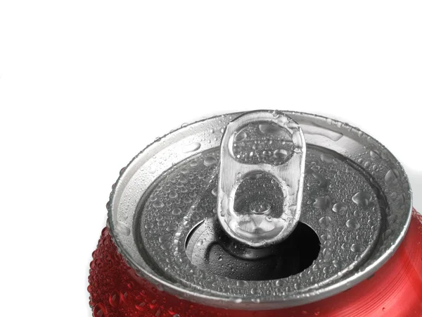 Fresh kan soda med kondens — Stockfoto