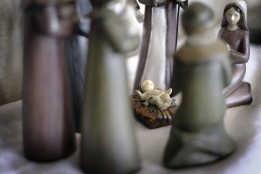 İsa 'nın doğumu İsa' ya odaklandı bebeğim.