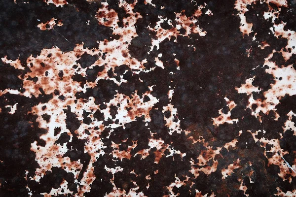 Rusty Metalen Oppervlak Textuur Achtergrond Grunge — Stockfoto