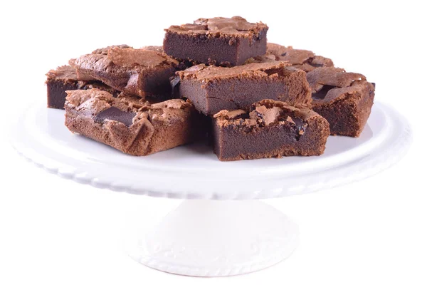 Trozos de brownie hechos a mano — Foto de Stock