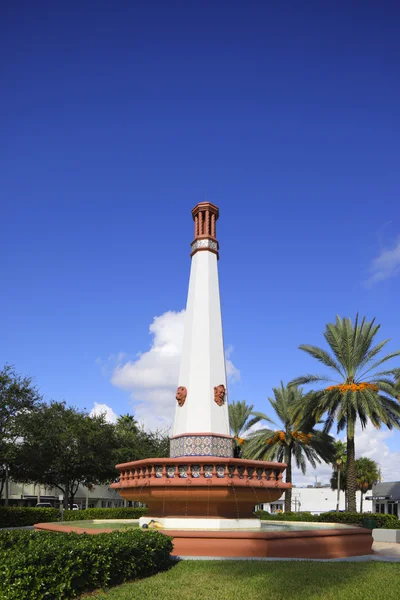노르망디 아일 기념물 마이애미 비치, 플로리다 — 스톡 사진