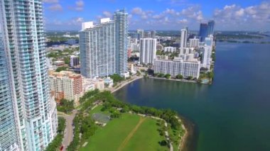 Hava Edgewater Miami stok video