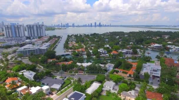 Isole del tramonto Miami Beach — Video Stock