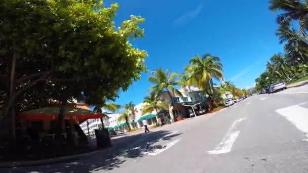 迈阿密海滩海洋驱动器旅游 — 图库视频影像