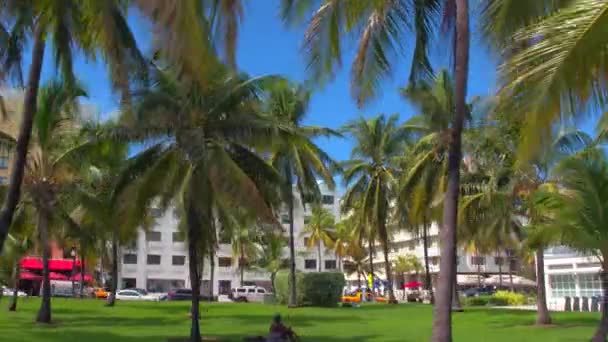 Resor scen i Miami Beach — Stockvideo