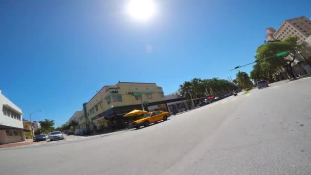 Miami tengerparti sétaút — Stock videók