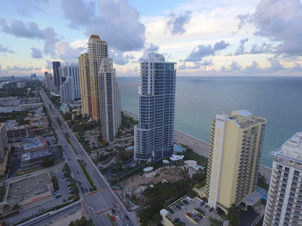 Фото с воздуха Sunny Isles Beach — стоковое фото