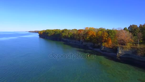 Westlake Public Beach Narrowsburg Ny — Stockvideo