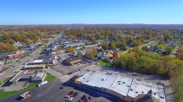 Willowick Ohio luchtfoto video — Stockvideo