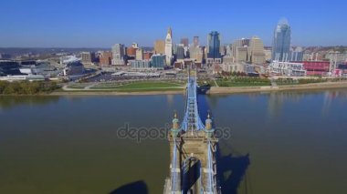 Şehir Cincinnati Ohio Nehri 4k