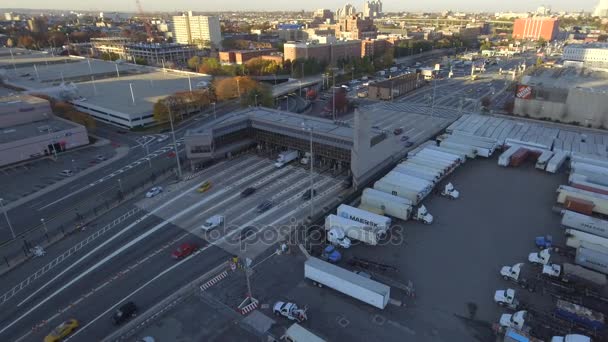 Holland Tunnel vägtullen — Stockvideo