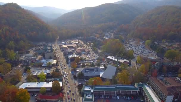 Aerial video Ober tram station — Stock Video