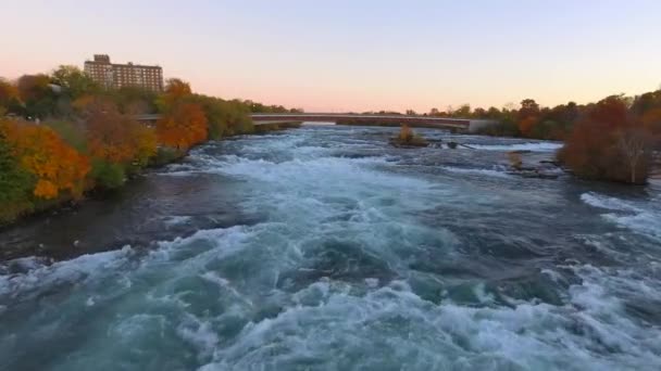 Aerial video Niagara Falls — Stockvideo