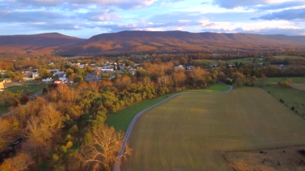 Letecké video Shenandoah County hory Va — Stock video
