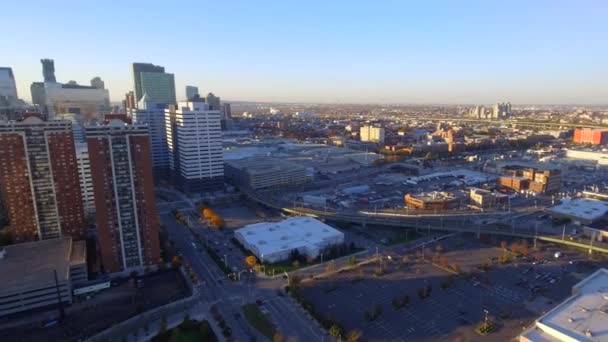 Aerial video Jersey City 4k — Stockvideo