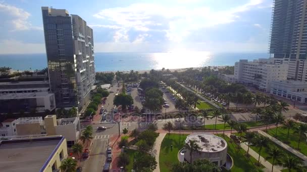 Highrise condos Miami Beach — Stock Video