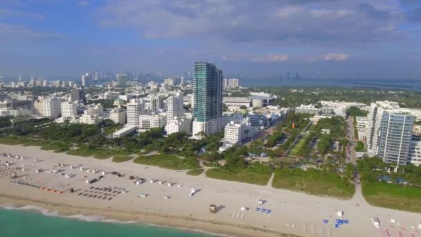 Склад видео Miami Beach 4k — стоковое видео