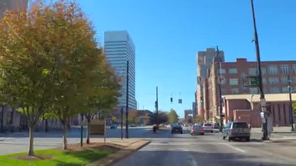 Dirigir através de Cincinnati urbano Ohio 4k — Vídeo de Stock