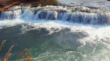Görüntüleri nehir Niagara Falls için stok