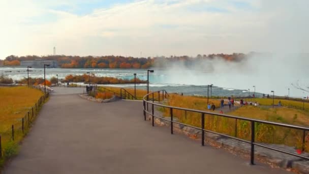 Niagara Falls ruchu wideo — Wideo stockowe