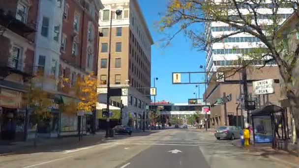 Turismo no centro Cincinnati Ohio 4K — Vídeo de Stock