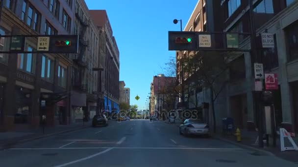 Prohlídka centra města Cincinnati Ohio 4k — Stock video