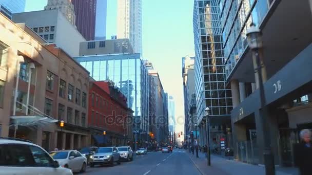 Drivinv around Toronto Canada — Stock Video