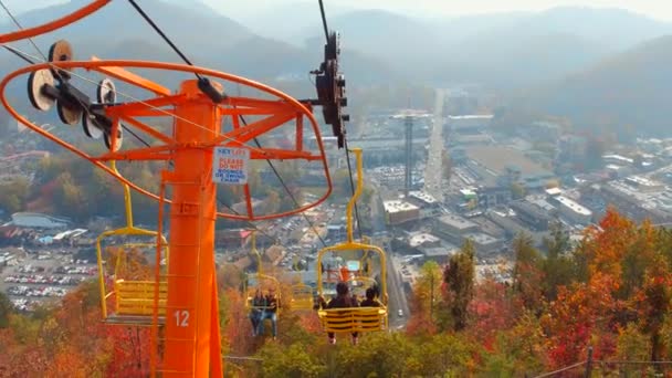 Gatlinburg Skylift skladem video — Stock video