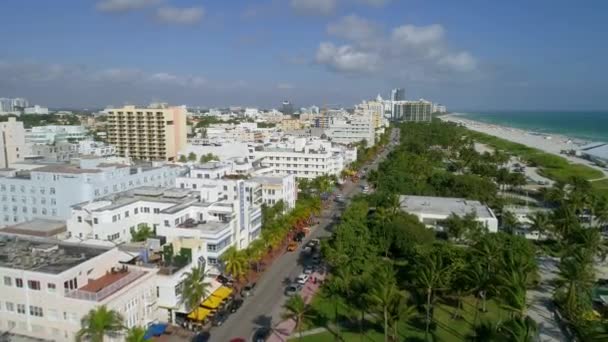 Aerial Miami Beach FL 4k — Stock Video