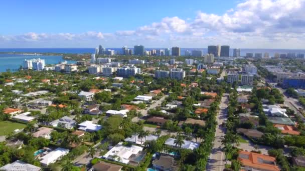 Bay Harbor Island Miami Fl — Stok video