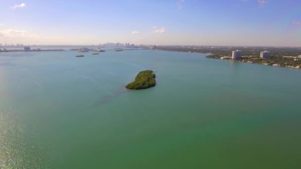 Hyperlapse vídeo Biscayne Bay Miami — Vídeo de Stock