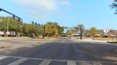 Uluslararası sürücü Orlando üzerinde sürüş