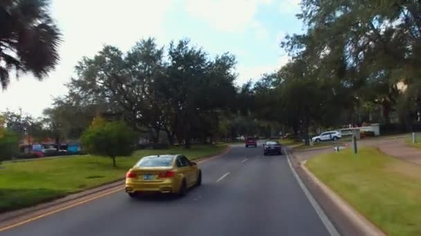 Condução em International Drive Orlando — Vídeo de Stock