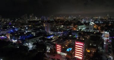 Ocean Drive Miami Beach Florida hava görüntüleri 