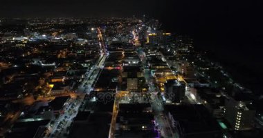 Ocean Drive Miami Beach Florida hava görüntüleri 