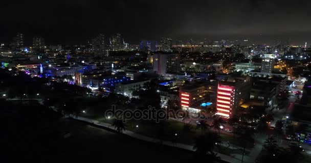 Ocean Drive i Miami Beach Florida — Stockvideo