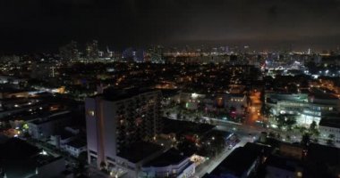 Ocean Drive Miami Beach Florida hava görüntüleri 
