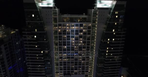 Aerial Westin Diplomat Hotel — Stockvideo