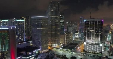 Hava gece video Downtown Miami